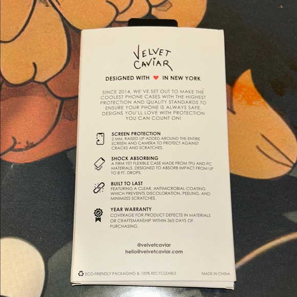 Velvet Caviar Elegant White Phone Case - Picture 2 of 4